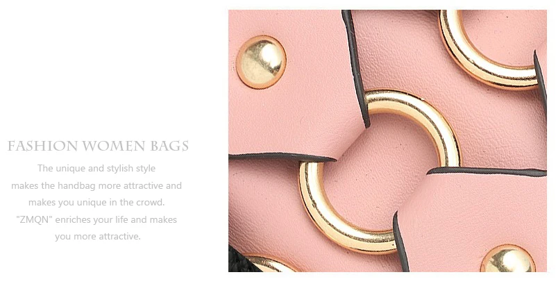 ZMQN Handbags For Women Cute Pink Luxury Shoulder Bag Leather Hand Bag Candy Solid Handbag Hgigh Quality Torebki Damskie A849