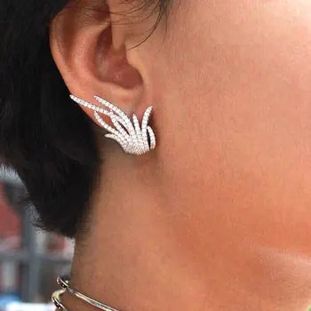 

missvikki Unique design style with temperament female earrings High quality hypoallergenic Hoop earrings
