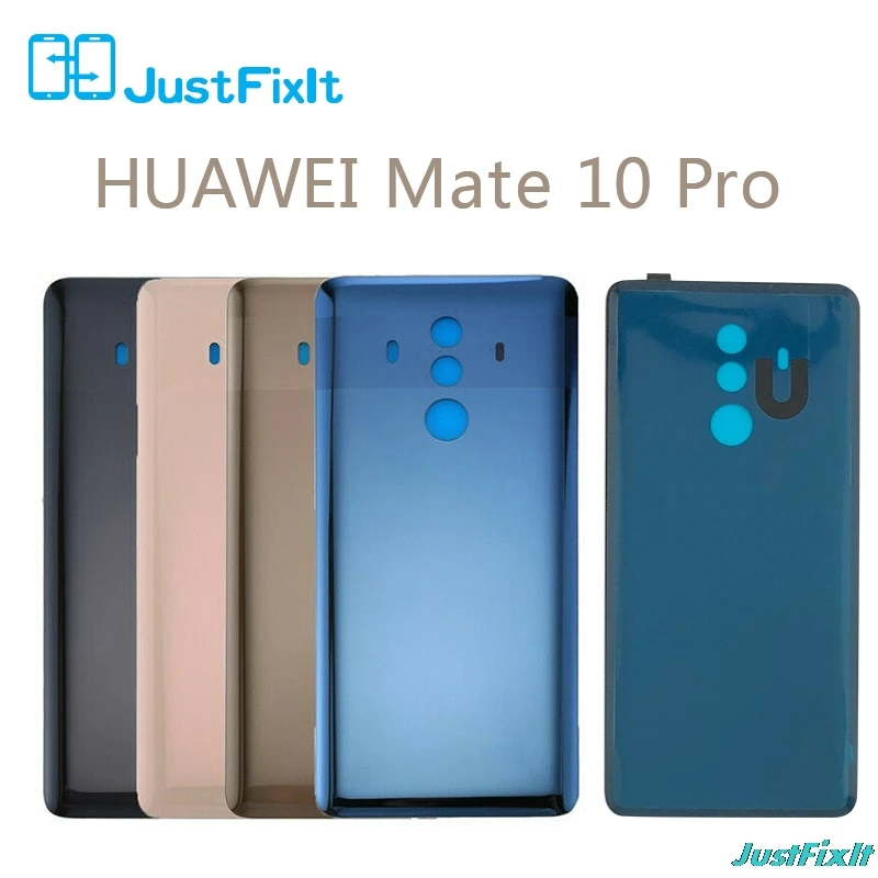 Для HUAWEI mate 10 Pro Стеклянная Крышка батарейного отсека задняя дверь для mate 10pro чехол на заднюю крышку чехол 6 дюймов клейкая наклейка