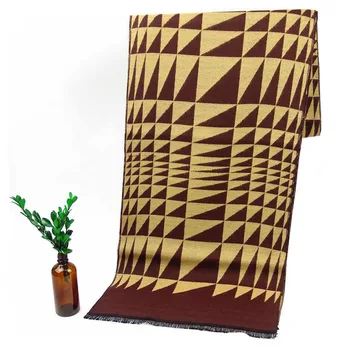 

Warm Spring Winter Scarf For men Elegant Shawl New Classic Cashmere Shawl Winter Warm Men's Fringe Striped Tassel Long Scarf