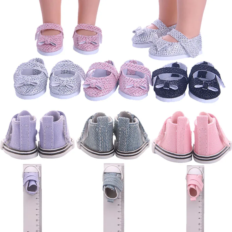 Shoes For Doll 5CM Mini Canvas Shoe Fit 14.5 Inch Nancy,Paola &BJD EXO Russian Doll DIY Handmade For Baby Birthday Festival Gift Shoes For Doll 5CM Mini Canvas Shoe Fit 14.5 Inch Nancy,Paola &BJD EXO Russian Doll DIY Handmade For Baby Birthday Festival Gift