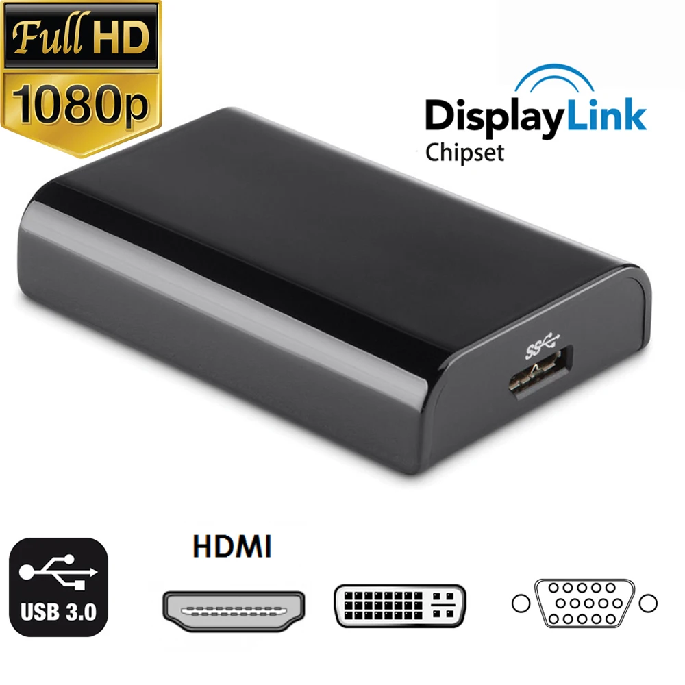 Кабель адаптер 1080P USB 3 0 к HDMI с помощью IC от Displaylink кабель для ПК ноутбука ТВ