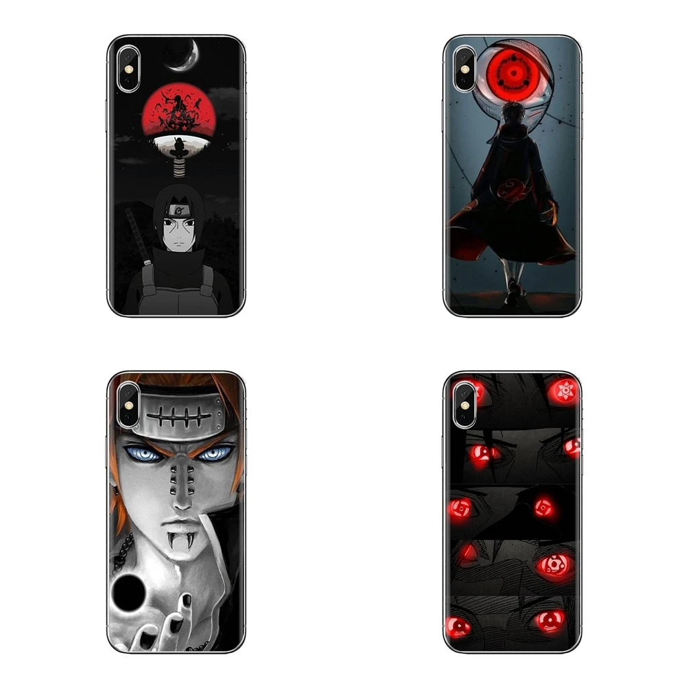 Чехлы Хината Итачи Uciha Akatsuki Наруто для samsung Galaxy S2 S3 S4 S5 MINI S6 S7 edge S8 S9 Plus Note 2 3 4 5 8 Coque