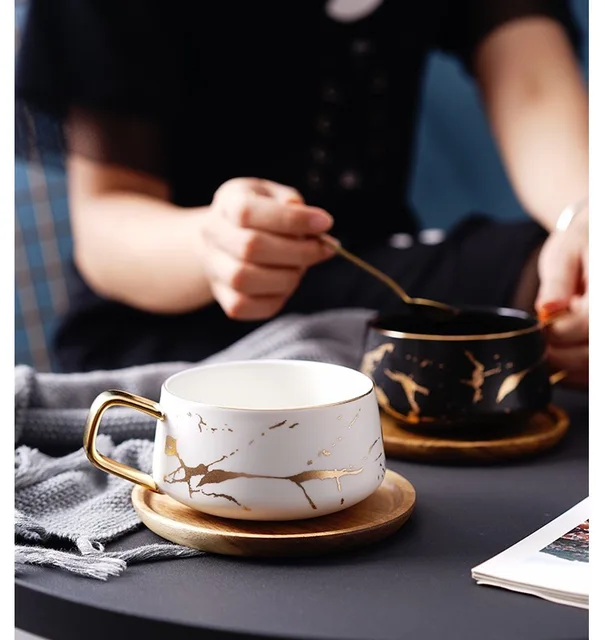 Tazza Grande In Ceramica Kerative Con Agitatore - 400 Ml, Colore Argento, Per Caffè E Tè, Lavabile In Microonde