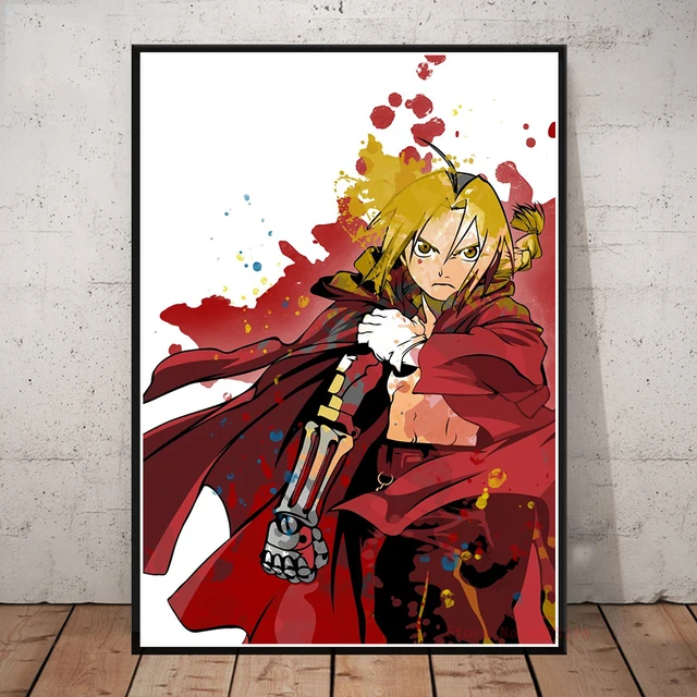 KJHGNHJKJ Anime Father Fullmetal Alchemist Brotherhood Canvas Art Poster  and Wall Art Picture Print Modern Family bedroom Decor Posters  08x12inch(20x30cm) : : Home & Kitchen