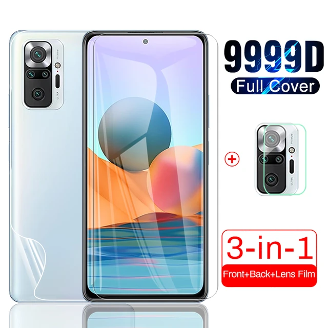 Vidrio templado para Xiaomi Redmi Note 10 Pro Max 10S, Protector de  pantalla, película protectora de seguridad para teléfono, lente de cámara -  AliExpress