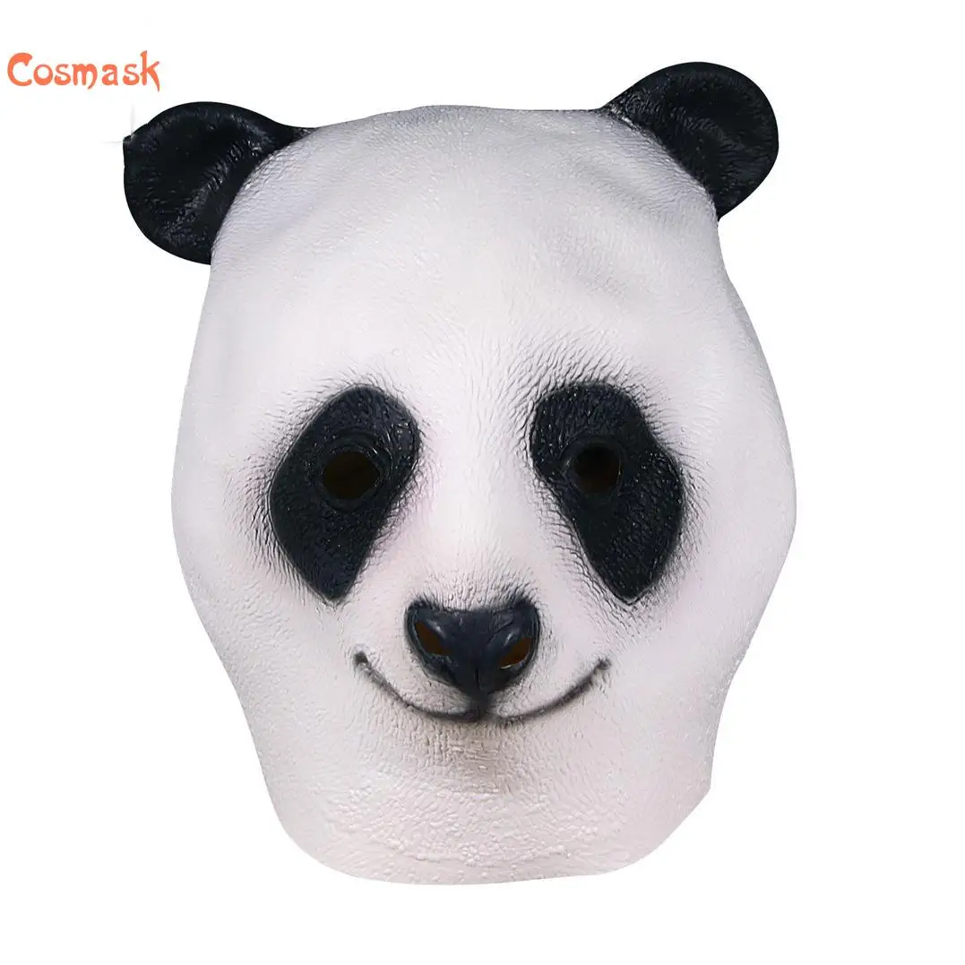 Маска для головы Cosmask Panda костюм на Хэллоуин вечерние латексные голова животного