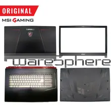 New Original for MSI GE73VR 17C7 LCD Back Cover Rear Lid / Front Bezel / Palmrest /Bottom Case/US Backlit Keyboard Black