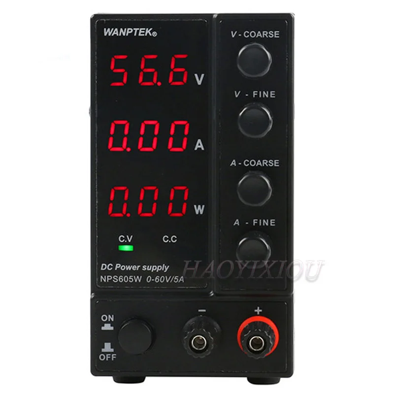 Блок питания NPS605W DC регулируемый цифровой мини дисплей 0 60 в 5A лабораторный