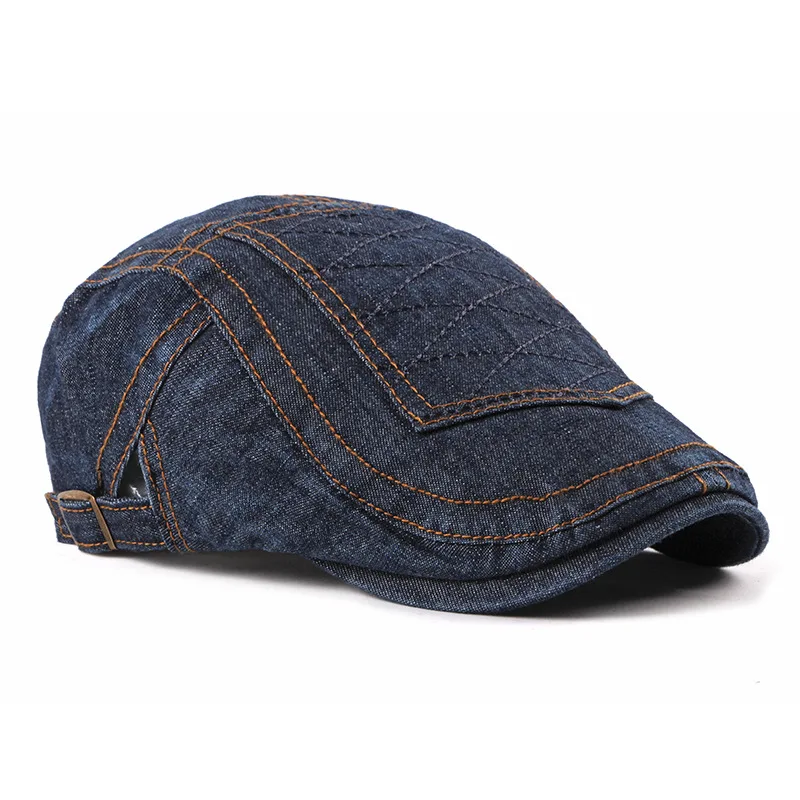 Джинсовые кепки для женщин и мужчин Sitka маляр шляпа Czapki Damskie Berret Casquettes Французский Берет Homme ковбойские джинсы шапки dsq