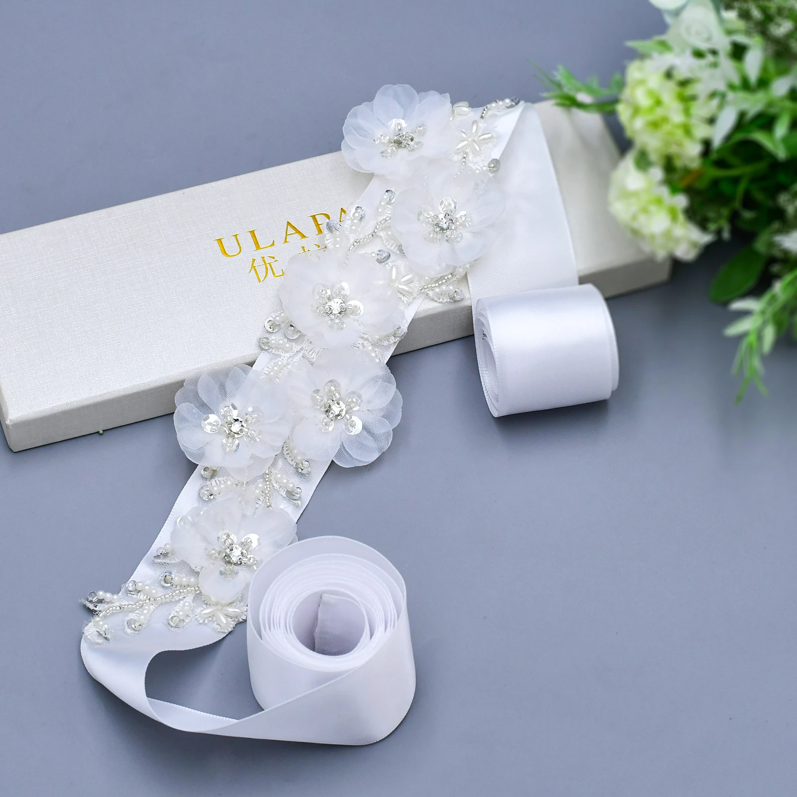 Cinturón de flores románticas mujer, accesorios de vestido de fiesta boda, cinturones de boda, faja de flores, cinturón para niña, vestido de noche de fiesta|Cinturones de novia| - AliExpress