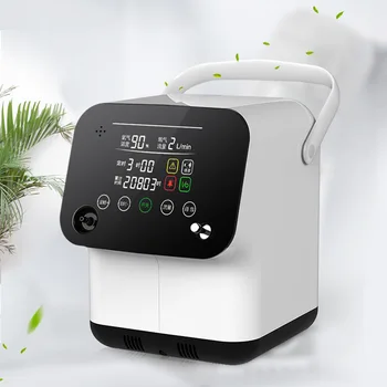

Household 220V 1-7L Flow Adjustable Portable Oxygen Machine Oxygen Making Machine Elderly Ozone Generator Pregnant
