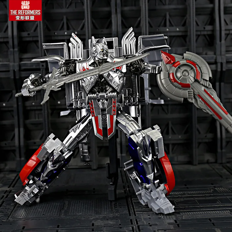 

Genuine Dexin Transformation Toy Jingang Boy CHILDREN'S Toy Film Version Alloy Leader Skyreach Pillar Autobots