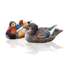 Орнамент для украшения двора бассейн животное моделирование мандарин украшение утки Смола технология на открытом воздухе рыбный пруд украшение ландшафтный дизайн