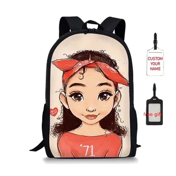 

African Art Backpack Women Fashion Students SchoolBags For Teenage Girl Children Backpacks Travel Bags Mochilas Escolar