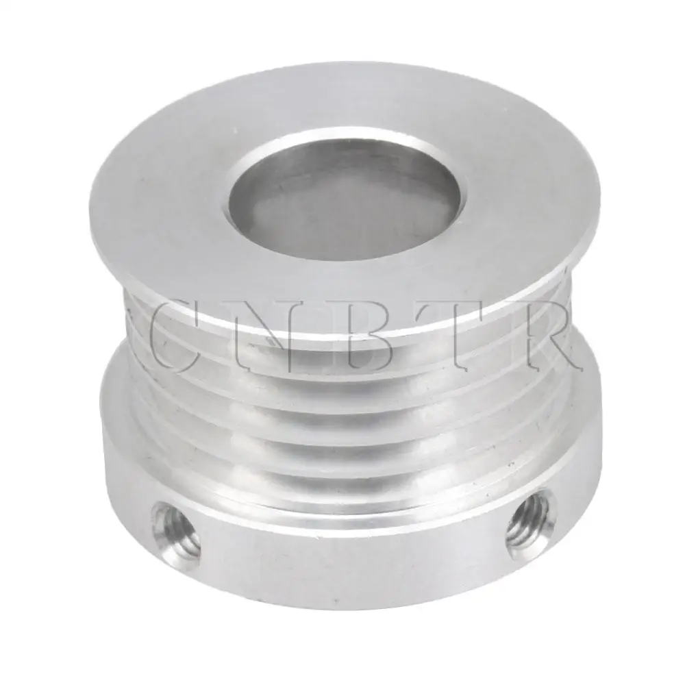 

CNBTR V-Type Belt Pulley 5 Slots 14mm Inner Hole Diameter 31mm Diameter Silver