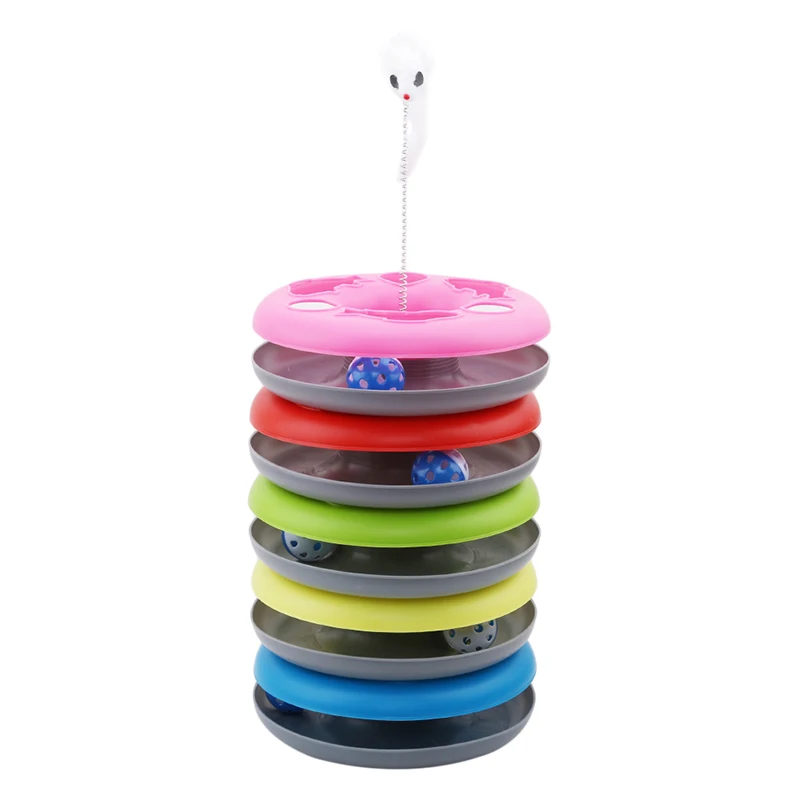 Мышь безумный, развлекательный диск многоцветные многофункциональные игровые диски забавные игрушки для домашних животных собаки кошки