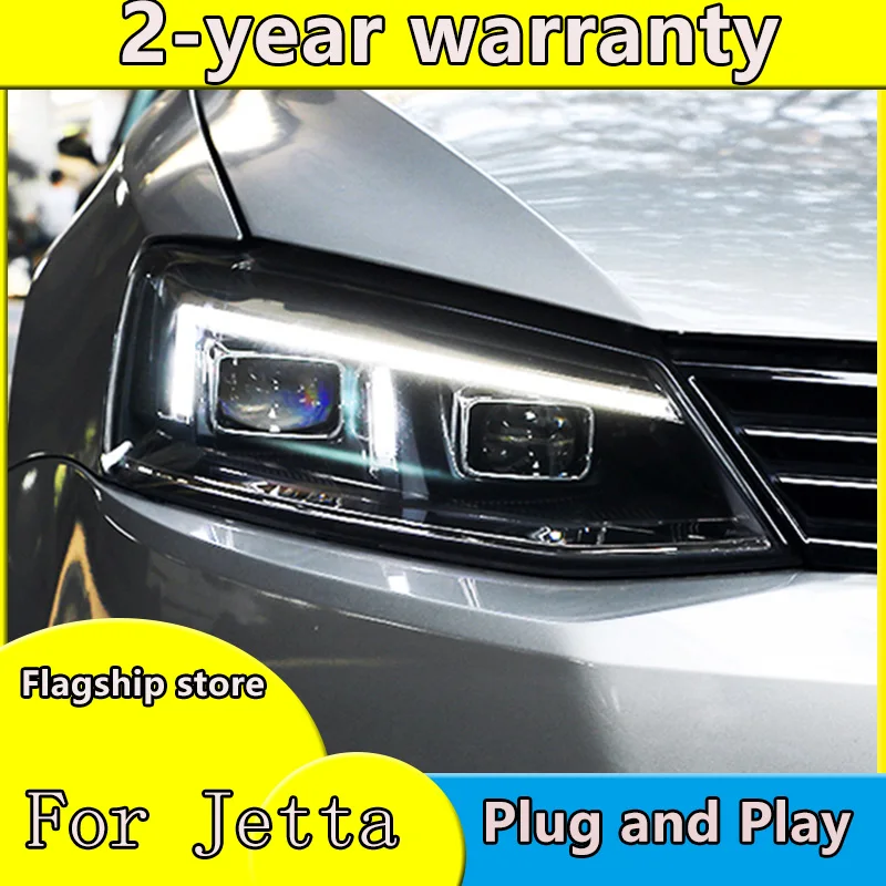 Автостайлинг для vw jetta фары VW MK6 со светодиодный Ной направляющей автостайлинг
