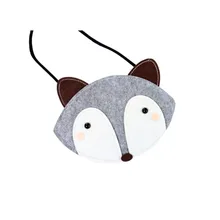 Детская сумка с милыми мультяшными животными, милая сумка на плечо с лисой