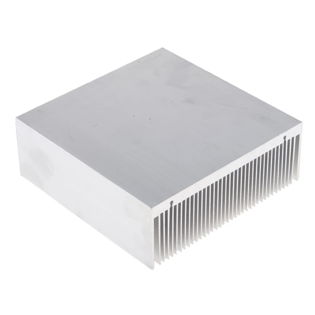 125*125*45mm Cooling Fin, Aluminum Heat Sink Radiator for CPU RAM 100W IC LED Power Amplifer ect.
