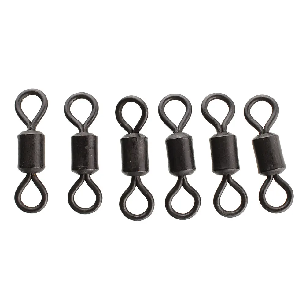 16mm Bait Connector Rings Fishing Rolling Fish Swivel Fishing Tackle Fishing Gear Hook Connector Lures Fishing Connector Carp - Color: 16mm
