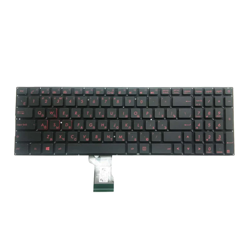 GZEELE Black RU Layout Keyboard for Asus G501J G501JW G501V G501VW Q501 Q501L Q501LA N541 N541L N5