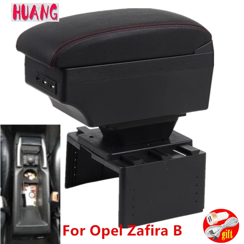 Reposabrazos para coche Opel Zafira B, piezas interiores de  reacondicionamiento especial, caja de almacenamiento central con luz LED  USB|Reposabrazos| - AliExpress