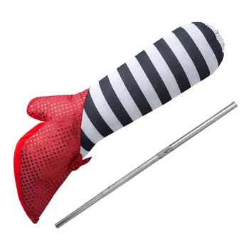 

Fake Stripe Leg Scary Leg Props with High Heels Creative Party Props Party Supplies Accessories for Halloween