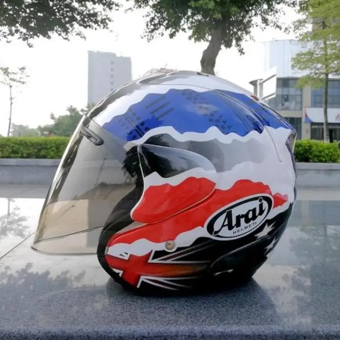 ARAI двойное применение мотоциклетный шлем в виде черепа Новинка Ретро-шлем полушлем для мотоцикла