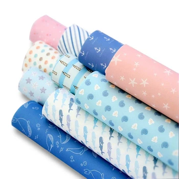 

100g Cute Matte Paper Star Whale Pattern Gift Wrapping Paper Students Book Packaging Papier Stickers Scrapbooking