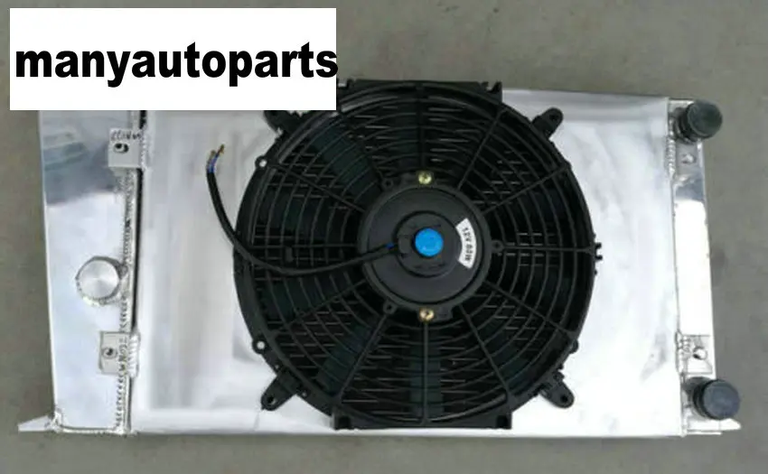 Алюминиевый радиатор для VW GOLF MK1/CADDY/SCIROCCO GTI SPEC 1,6 1,8+ кожух+ вентилятор