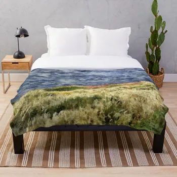 

Drop Shipping Printed Throw Blanket Sherpa Fleece Soft Blanket Flannel Rug Home Decoration For Bed Spring Sea