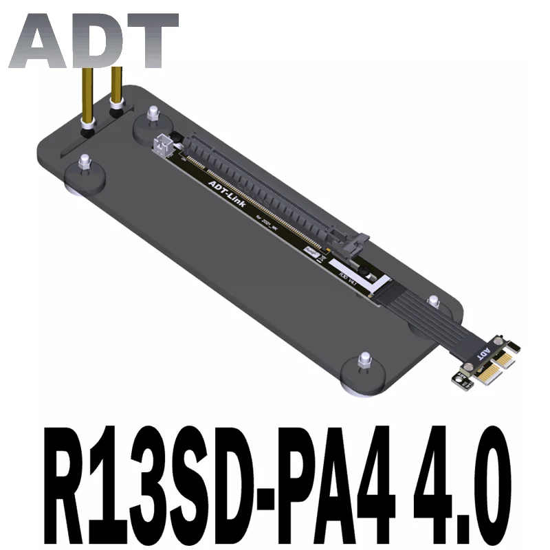 2021 Plus Pci-E Pcie Riser Card Gen 4.0 Pci Express 4.0 Adattatore Cavo Di Alimentazione Sata 1X 16X Extender Con Supporto