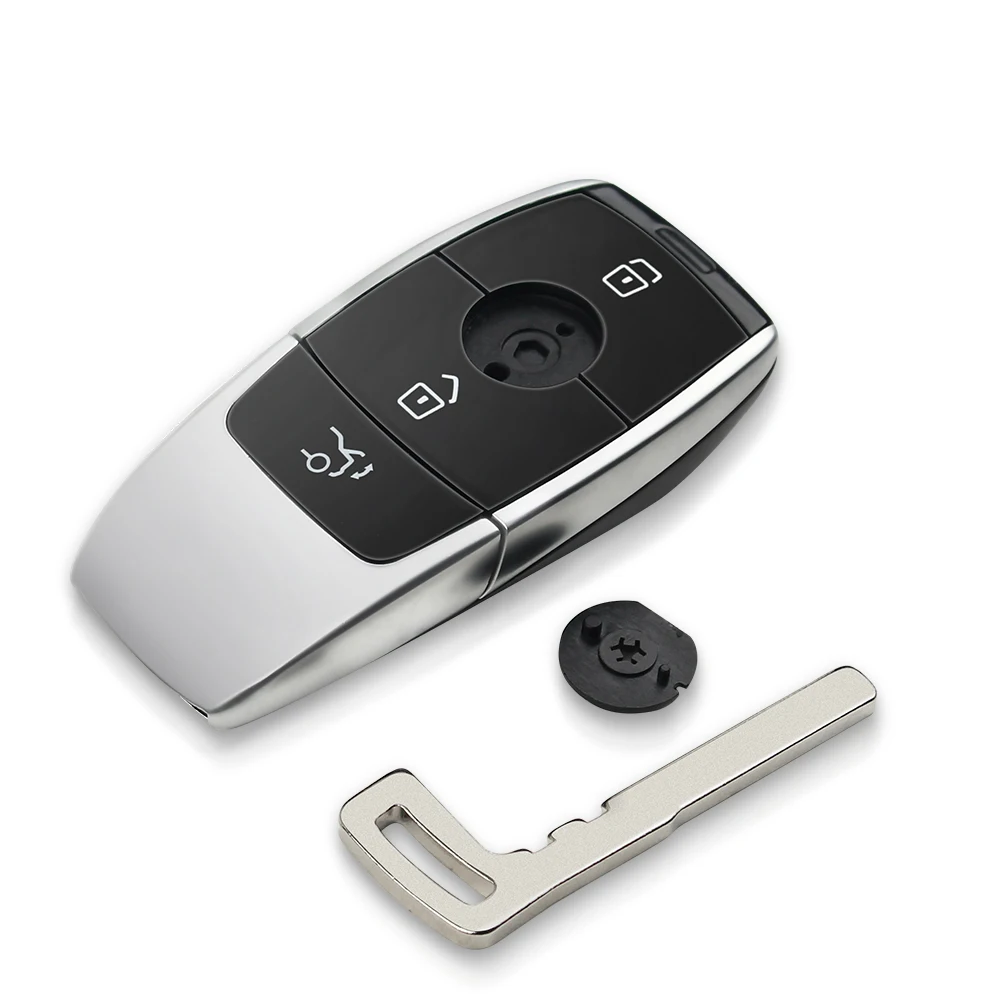 KEYYOU SMART REMOTE KEY CASE SHELL FOR MERCEDES FOR BENZ C200L E300L S320 S350 S450L S500L AMG GLC CAR STYLING REPLACEMENT 3BTN