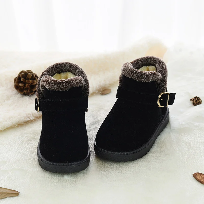 Модные детские ботинки; сезон осень-зима; удобные зимние ботинки для маленьких девочек и мальчиков; модная детская обувь
