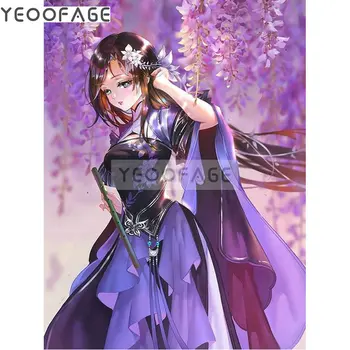 

Full square Diamond embroidery Korean girl 5D DIY Diamond Painting Cross Stitch pattern mosaic Rhinestone Puzzle needlework