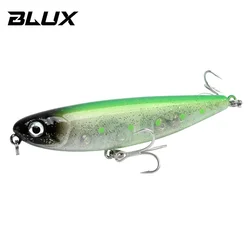 BLUX NATRIX Topwater Pencil Surface Walker Fishing Lure - Artificial Saltwater Bass Hard Bait Tackle - 90MM 11G (Color B)