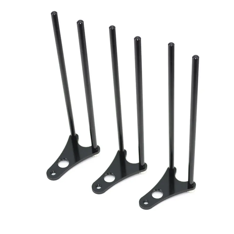 3pcs Aluminium Alloy Windproof Rod Holder Fishing Alarms Windshield