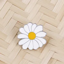 AliExpress, лидер продаж, стиль, креативная брошка мультфильм, маленькая Маргаритка, капля масла, простой пляжный корсаж, шарф с пряжкой