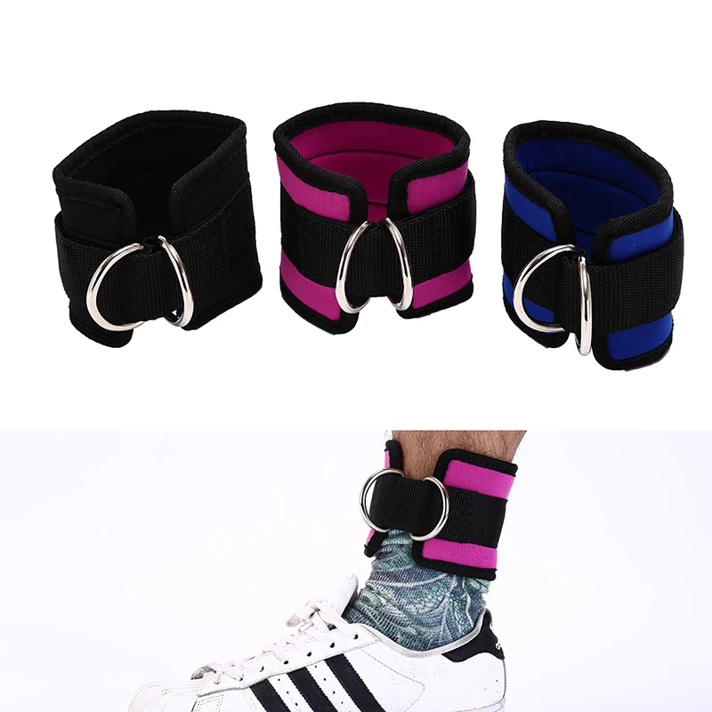 1PCS Sports Ankle Protector D-ring Strap Belt Multi Gym Leg Pulley Fitness Exercise Equipment 3Colors | Спорт и развлечения