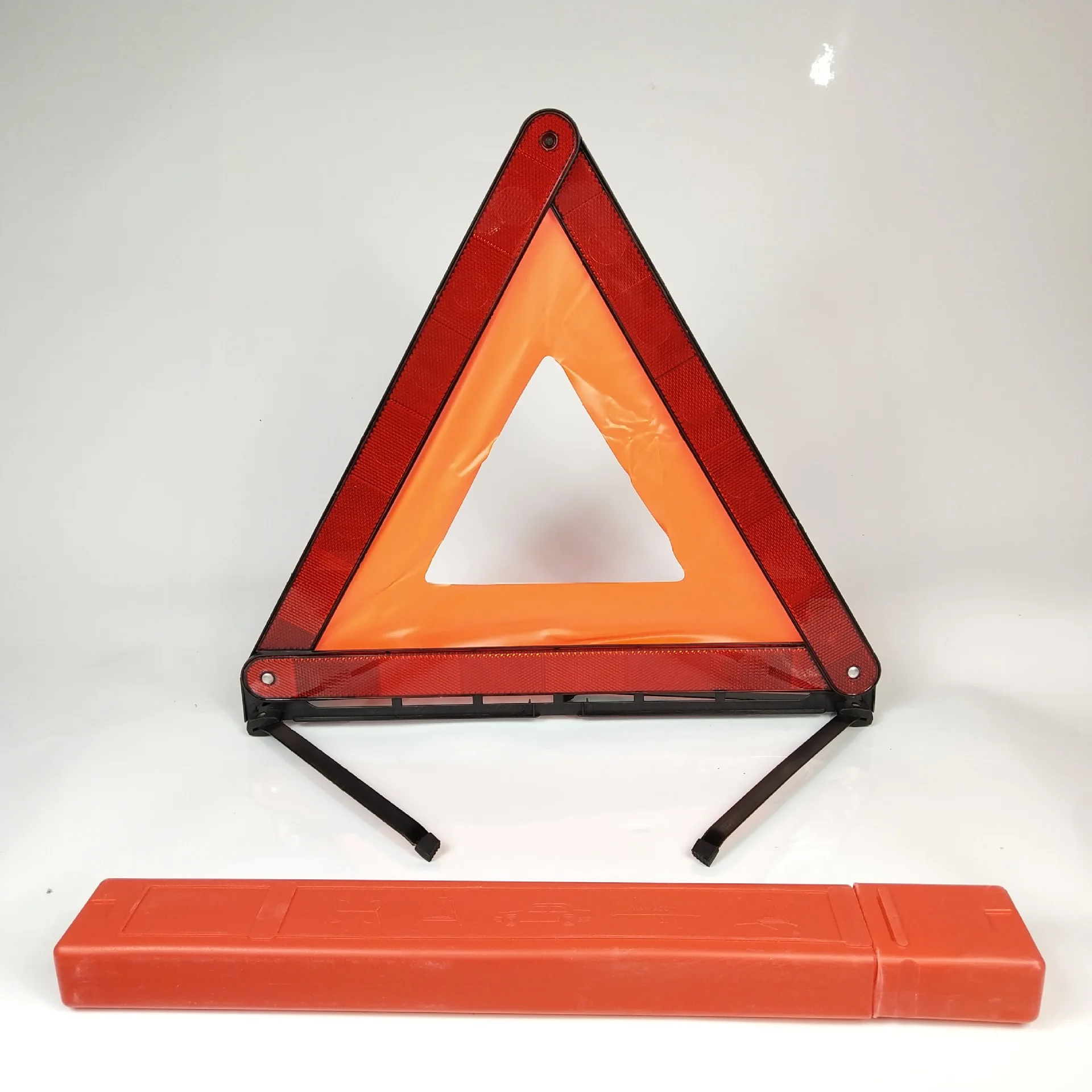 

Car Tripod Warning Sign Fault Risk Stop Sign on Board Reflective Tripod Annual Inspection Logo New Traffic Rules