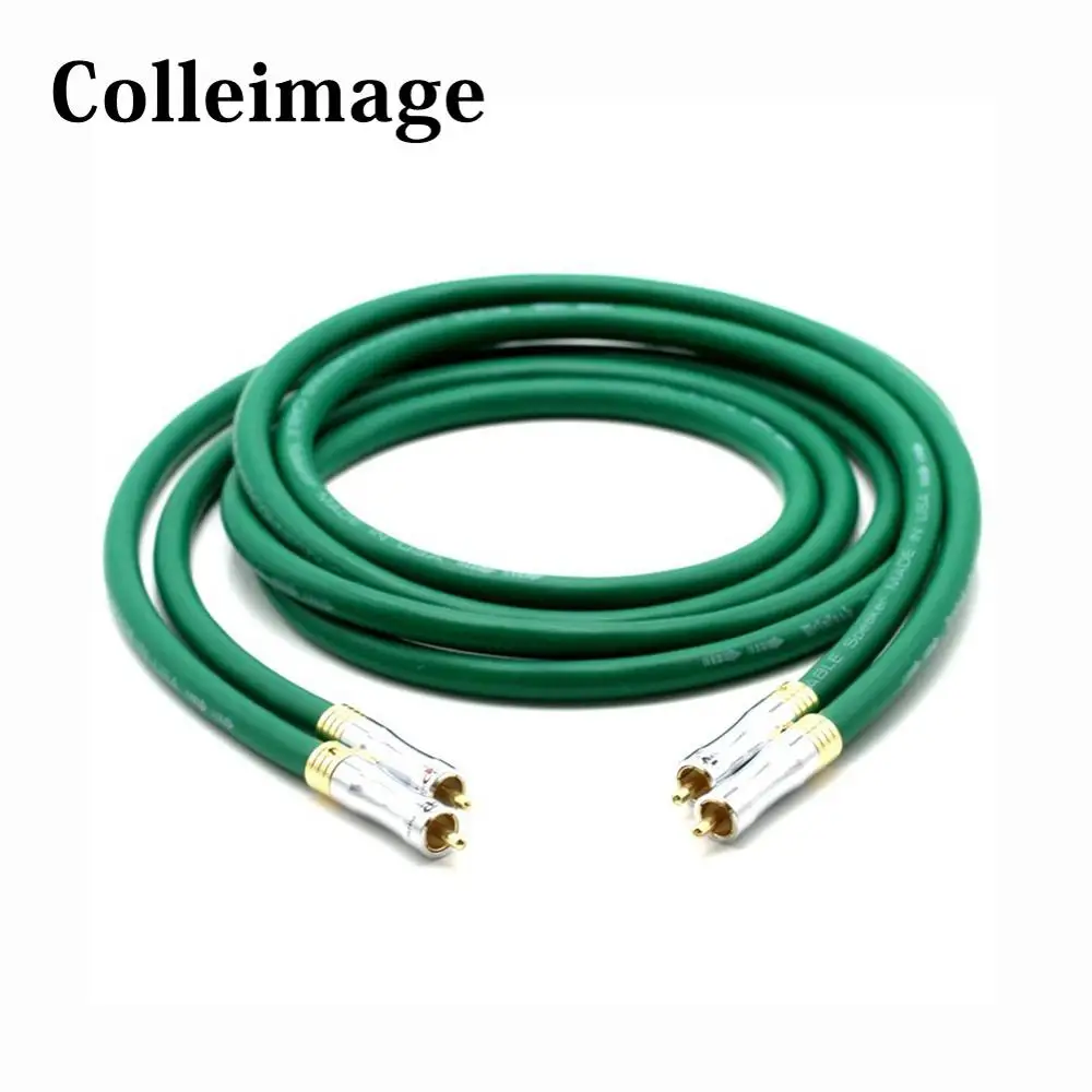 

Colleimage Hifi MCINTOSH 2328 Pure Copper RCA Audio Cable Audio Interconnect Audio Cable With Gold plated RCA plugs Connector