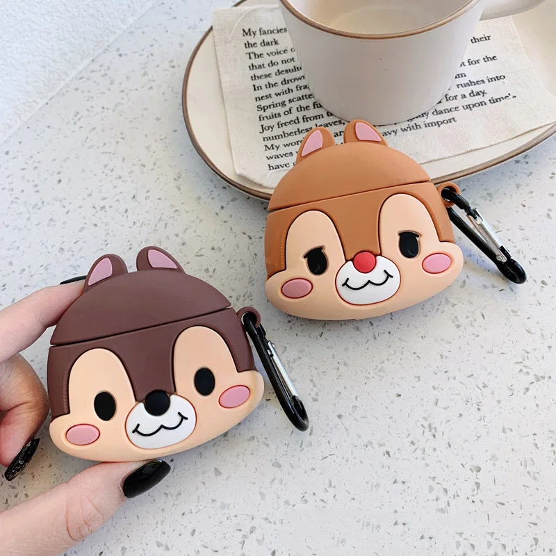 

Cute Cartoon Case For Apple Airpods Protective Cover Funny Silicone Headphone Case Box lovely Bluetooth Earphone Case For Airpod