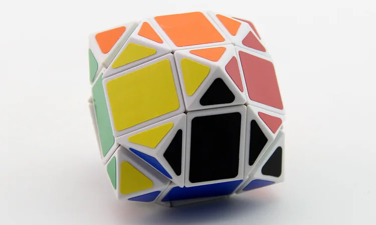 Синий трехслойный 12-слойный Rhombohedral Кубик Рубика креативный Забавный гладкообразный интеллект Кубик Рубика игрушка Грант из