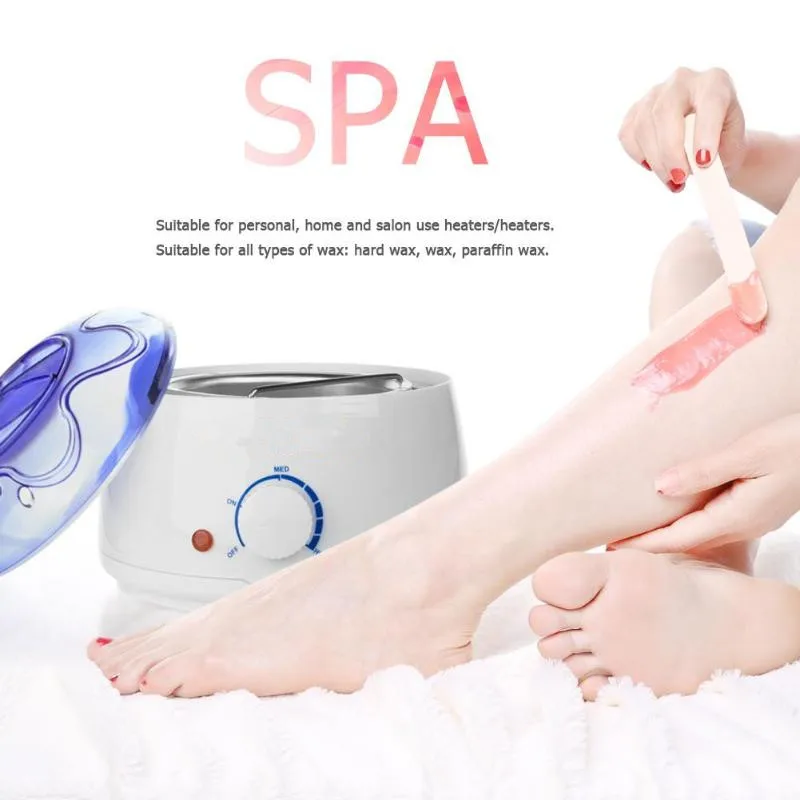 200cc Paraffin Wax Warmer mini Wax Heater Feet Mini SPA Wax-melt Machine Heater  Body Depilatory  Machine Waxing Kit images - 6