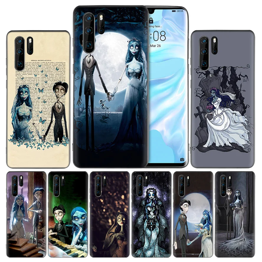 

Silicone Case for Huawei Mate 30 20 10 P30 P20 Nova 5 5i Lite Pro P Smart Z Plus 2019 Back Cover Tim Burtons Corpse Bride