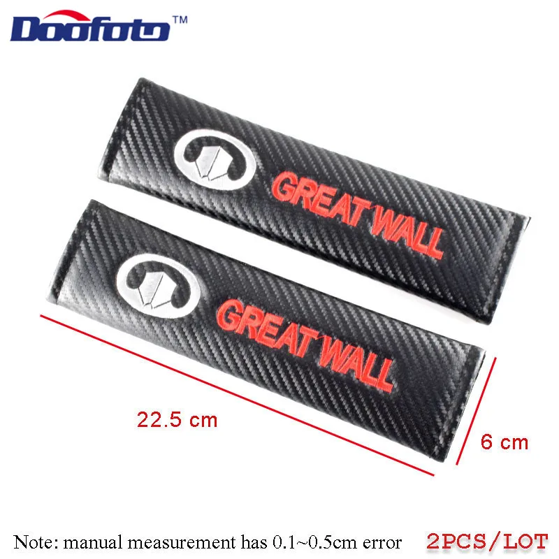 Doofoto Накладка для ремня безопасности автомобиля для Great Wall Hover H5 H3 Safe M4 Wingle 5 Deer Voleex C30 аксессуары Защита плеч стиль