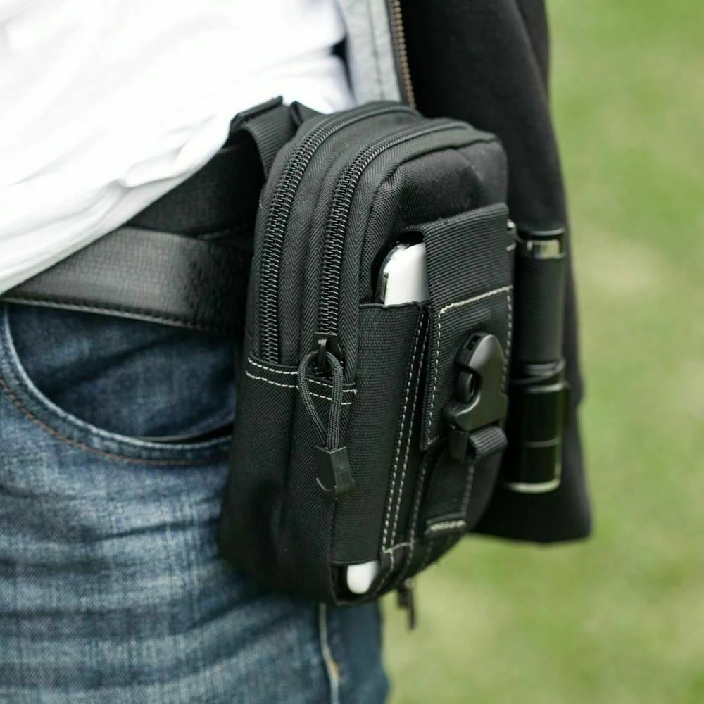 Tactical Waist Belt Bag  Universal Outdoor EDC Military Holster