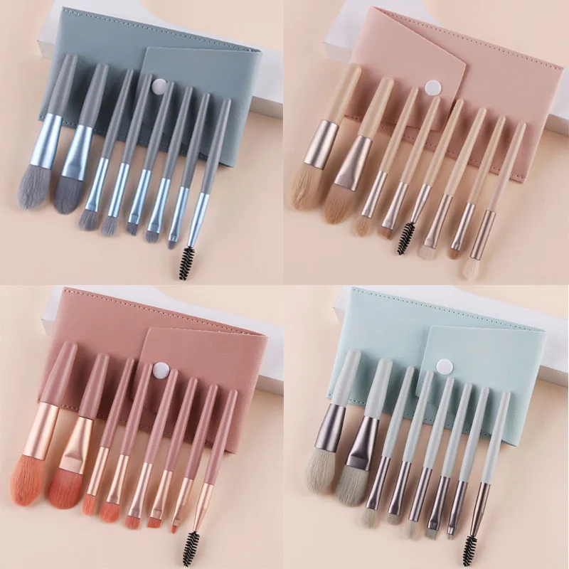 ZOREYA Portable Makeup Brushes Pro Set Cosmetic Tools Eye Shadow Foundation Powder Eyelash Lip Biush Make Up Brush Set Beauty