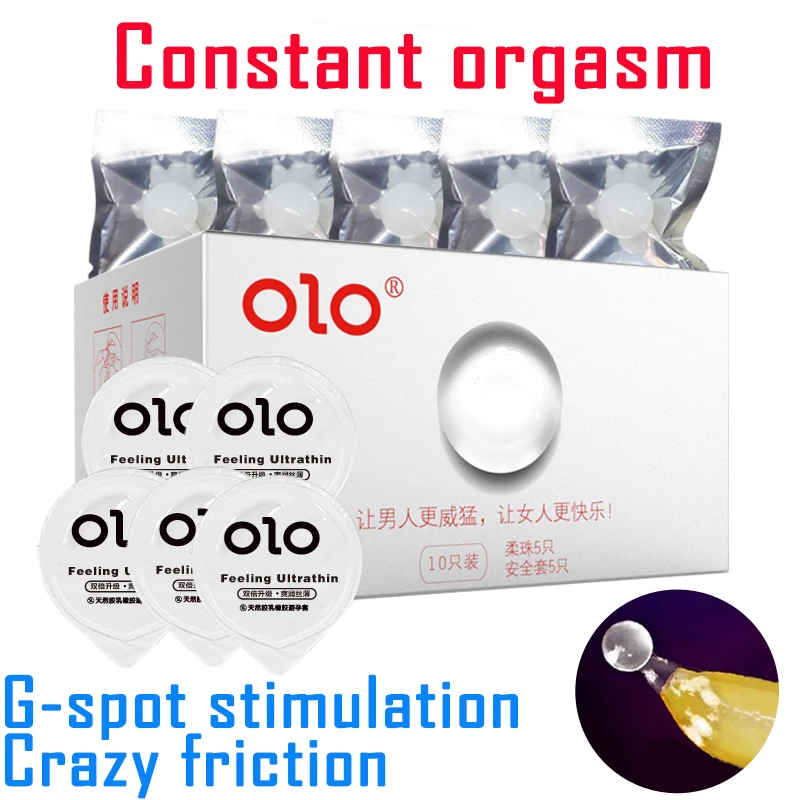 Артефакт оргазма латексный презерватив с большой гранулированной лампой